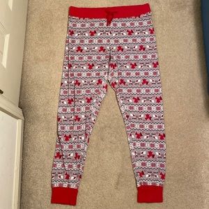 Holiday FamJams Reindeer Winter Pattern Lounge Pajama Pants Size L
